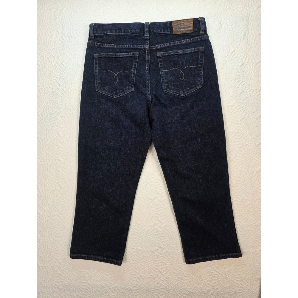 Lauren Ralph Lauren Cropped Jeans Womens 4 Blue Excellent Classic Midcalf Denim - Picture 11 of 14